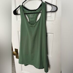 Sage Green Athletic Tank Top